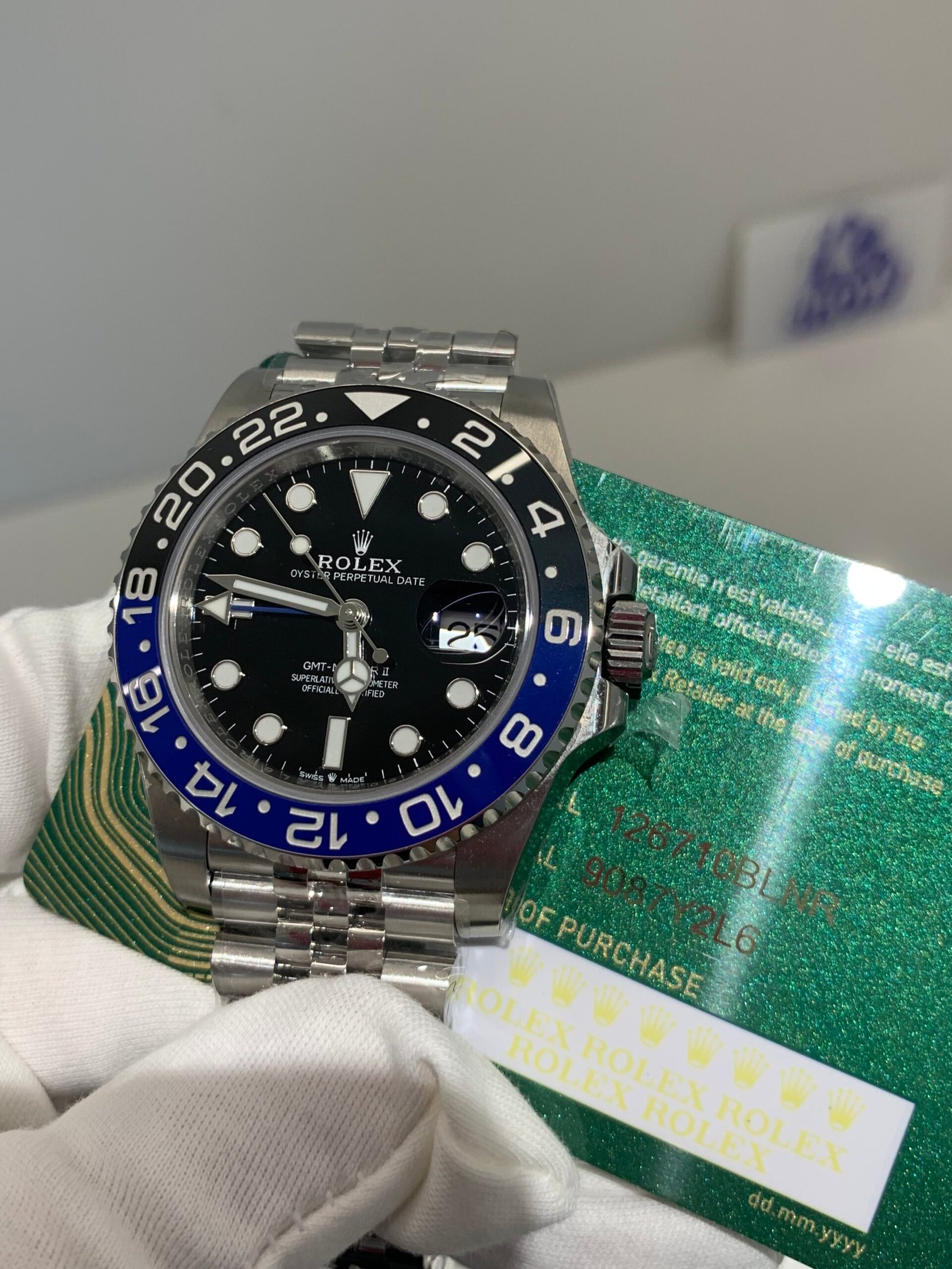 Rolex Super Clone Watch 1:1 GMT MASTER II m126710blnr-0002