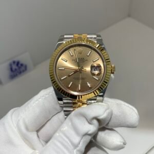 Rolex Super Clone Watches 1:1 DateJust Gold Dial 126333 – 0010 Jubilee 41MM 3235 Movement